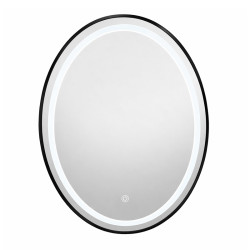 LUSTRO ŁAZIENKOWE PODŚWIETLANE LED OWALNE ŚCIENNE EMILIA-60X80 CM 3 BARWY