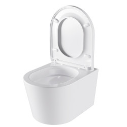 ZESTAW PODTYNKOWY WC STELAŻ GEBERIT DUOFIX MISKA ELITE-WH-02 PRZYCISK DELTA 50 CZARNY POŁYSK