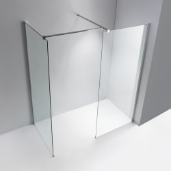 ŚCIANKA SZYBA PRYSZNICOWA SH07-DUO-80X110 WALK-IN 80X110 CM CHROM