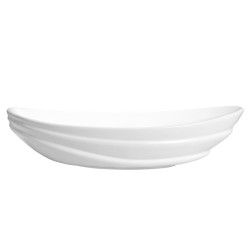 UMYWALKA NABLATOWA CERAMICZNA OWALNA LAVI-WH-LN-625 BIAŁA LAVI-WH-LN-625