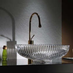 UMYWALKA NABLATOWA SZKLANA OWALNA BRILLANT3-TR-510 TRANSPARENTNA BRILLANT3-TR-510