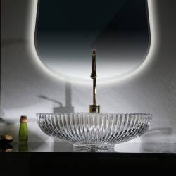 UMYWALKA NABLATOWA SZKLANA OWALNA BRILLANT3-TR-510 TRANSPARENTNA BRILLANT3-TR-510