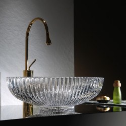 UMYWALKA NABLATOWA SZKLANA OWALNA BRILLANT3-TR-510 TRANSPARENTNA BRILLANT3-TR-510