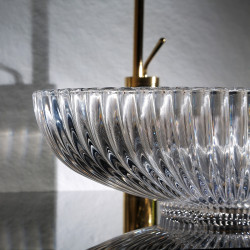 UMYWALKA NABLATOWA SZKLANA OWALNA BRILLANT3-TR-510 TRANSPARENTNA BRILLANT3-TR-510
