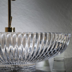 UMYWALKA NABLATOWA SZKLANA OWALNA BRILLANT3-TR-510 TRANSPARENTNA BRILLANT3-TR-510