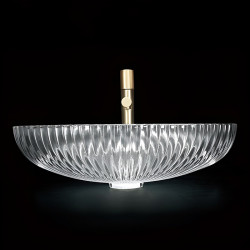 UMYWALKA NABLATOWA SZKLANA OWALNA BRILLANT3-TR-510 TRANSPARENTNA BRILLANT3-TR-510