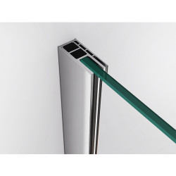 DRZWI PRYSZNICOWE UCHYLNE DO WNĘKI ZES-KZ17E-110 CHROM 110 CM 6 MM