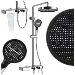 BATERIA PRYSZNICOWA ŁAZIENKOWA ANDREA CHROM ANDREA-CH