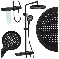 BATERIA PRYSZNICOWA ŁAZIENKOWA ANDREA CZARNA ANDREA-BL