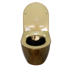 ZESTAW PODTYNKOWY WC STELAŻ HYDROSAN MISKA MIZU-GL-BL-RIM-03 PRZYCISK BUTTON-6-BL CZARNY