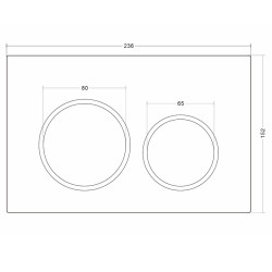ZESTAW PODTYNKOWY WC STELAŻ HYDROSAN MISKA AQUA-WH-03 PRZYCISK BUTTON-4-BL CZARNY