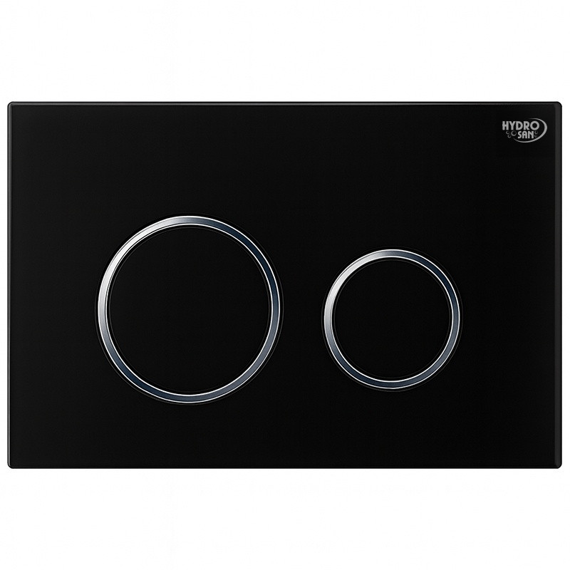ZESTAW PODTYNKOWY WC STELAŻ HYDROSAN MISKA PURO-WH-03 PRZYCISK BUTTON-4-BL CZARNY