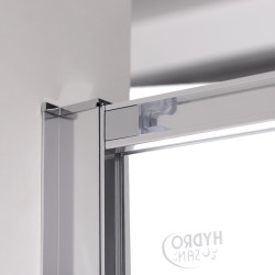 DRZWI PRYSZNICOWE SUPER SLIM NOVA CHROM 90 CM 6 MM NOVA-CH-90