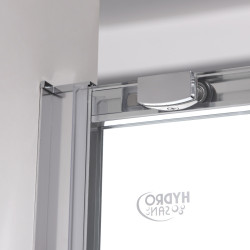 DRZWI PRYSZNICOWE SUPER SLIM NOVA CHROM 90 CM 6 MM NOVA-CH-90