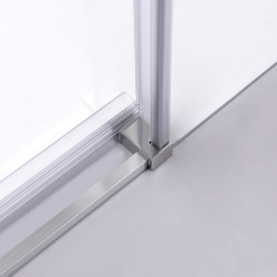 DRZWI PRYSZNICOWE SUPER SLIM NOVA CHROM 90 CM 6 MM NOVA-CH-90