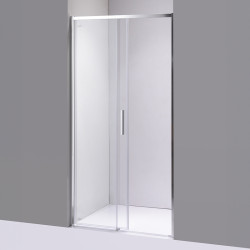 DRZWI PRYSZNICOWE SUPER SLIM NOVA CHROM 90 CM 6 MM NOVA-CH-90