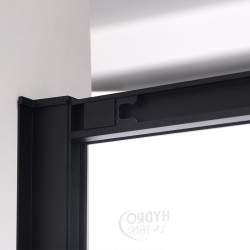 DRZWI PRYSZNICOWE SUPER SLIM NOVA CZARNE 90 CM 6 MM NOVA-BL-90