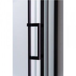 KABINA PRYSZNICOWA KWADRATOWA ZES-BS05C-100 CZARNA 100x100 CM