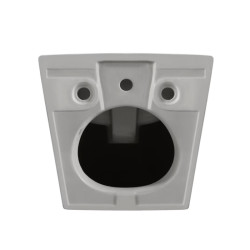 BIDET ŁAZIENKOWY PODWIESZANY WISZĄCY CERAMICZNY OWALNY BIAŁY BID-PRIMA-WH 49 CM BID-PRIMA-WH