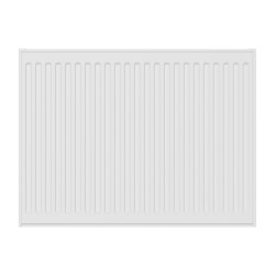 GRZEJNIK PŁYTOWY STALOWY ŚCIENNY PANELOWY CO TYP 22 PODŁĄCZENIE BOCZNE 60x80 BIAŁY CALOR-WH-1