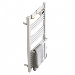 GRZEJNIK ŁAZIENKOWY ELEKTRYCZNY ALUMINIOWY DRABINKA ECO 500W YASUR BIAŁY YASUR-WH