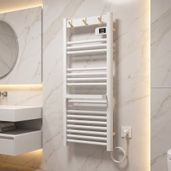 GRZEJNIK ŁAZIENKOWY ELEKTRYCZNY ALUMINIOWY DRABINKA ECO 500W YASUR BIAŁY YASUR-WH