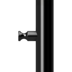 GRZEJNIK ŁAZIENKOWY ELEKTRYCZNY ŚCIENNY PIONOWY 1405X346 CZARNY KASJAN-BL-2