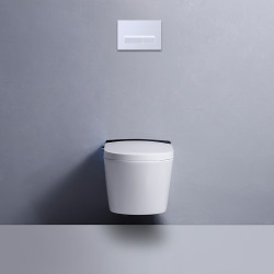 ZESTAW PODTYNKOWY WC STELAŻ TOALETA AUTOMATYCZNA DROP-WH PRZYCISK CHROM ZES-DROP-WH-CH-2