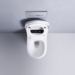 ZESTAW PODTYNKOWY WC STELAŻ TOALETA AUTOMATYCZNA DROP-WH PRZYCISK CHROM ZES-DROP-WH-CH-2