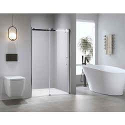 DRZWI PRYSZNICOWE ZES-SH03B-100 CHROM 95-100 CM 8 MM
