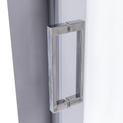 DRZWI PRYSZNICOWE PRZESUWNE DO WNĘKI ZES-SH03C-110 CHROM 105-110 CM 8 MM