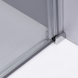 DRZWI PRYSZNICOWE PRZESUWNE DO WNĘKI ZES-SH03C-110 CHROM 105-110 CM 8 MM