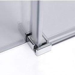 DRZWI PRYSZNICOWE PRZESUWNE DO WNĘKI ZES-SH03C-110 CHROM 105-110 CM 8 MM