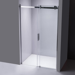DRZWI PRYSZNICOWE PRZESUWNE DO WNĘKI ZES-SH03D-120 CHROM 115-120 CM 8 MM