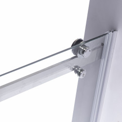 DRZWI PRYSZNICOWE PRZESUWNE DO WNĘKI ZES-SH03D-120 CHROM 115-120 CM 8 MM