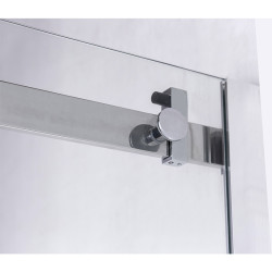 DRZWI PRYSZNICOWE PRZESUWNE DO WNĘKI ZES-SH03D-120 CHROM 115-120 CM 8 MM