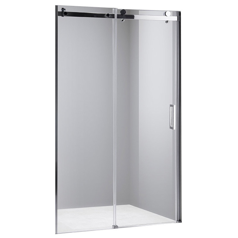 DRZWI PRYSZNICOWE PRZESUWNE DO WNĘKI ZES-SH03E-130 CHROM 125-130 CM 8 MM