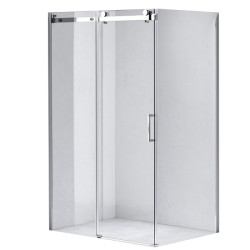 KABINA PRYSZNICOWA PROSTOKĄTNA ZES-KZ202A-100X90 CHROM 100x90 CM