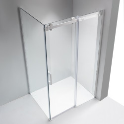 KABINA PRYSZNICOWA PROSTOKĄTNA ZES-KZ203A-WH-100X80 BIAŁA 100x80 CM