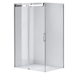 KABINA PRYSZNICOWA PROSTOKĄTNA ZES-KZ203B-110X80 CHROM 110x80 CM