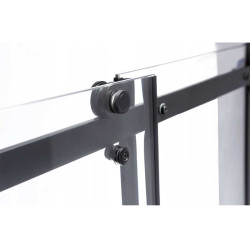 KABINA PRYSZNICOWA PROSTOKĄTNA ZES-BS15C-120X80 CZARNA 120x80 CM