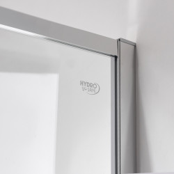 KABINA PRYSZNICOWA PROSTOKĄTNA SUPER SLIM ZES-NOVA-CH-90X80 CHROM 90x80 CM SZKŁO 6 MM