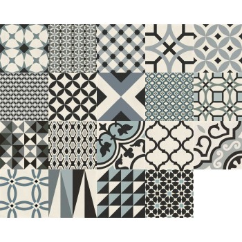 MARAZZI D_Segni Decoro Mix Freddo 20X20cm M0UT