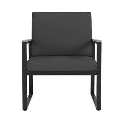 ZESTAW MEBLI OGRODOWYCH CARTER CZARNY 4 OSOBOWY STOLIK FOTELE SOFA CARTER-BL-WD2