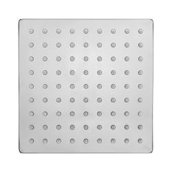 DESZCZOWNICA SLIM KWADRATOWA CHROM 20x20 CM DES-PR-1-CH-20