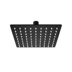 DESZCZOWNICA SLIM KWADRATOWA CZARNA 20x20 CM DES-PR-1-BL-20