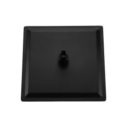 DESZCZOWNICA SLIM KWADRATOWA CZARNA 20x20 CM DES-PR-1-BL-20