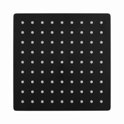 DESZCZOWNICA SLIM KWADRATOWA CZARNA 20x20 CM DES-PR-1-BL-20
