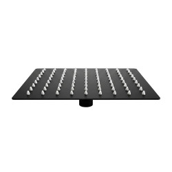 DESZCZOWNICA SLIM KWADRATOWA CZARNA 20x20 CM DES-PR-1-BL-20