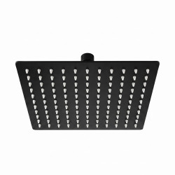 DESZCZOWNICA SLIM KWADRATOWA CZARNA 25x25 CM DES-PR-1-BL-25
